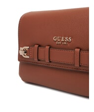 GUESS GREGORIA Sac à bandoulière avec rabat COGNAC - Sacs pour Femme - 4