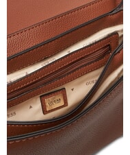 GUESS GREGORIA Sac à bandoulière avec rabat COGNAC - Sacs pour Femme - 6