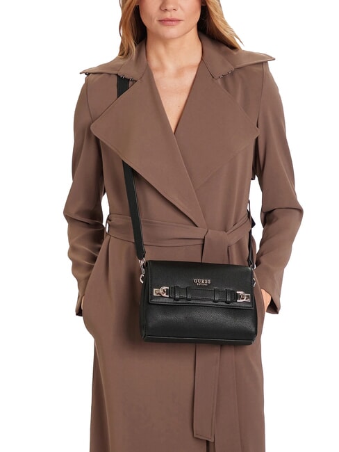 GREGORIA Sac à bandoulière avec rabat NOIR - Sacs pour Femme