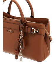 GUESS GREGORIA Sac à main moyen avec bandoulière COGNAC - Sacs pour Femme - 3
