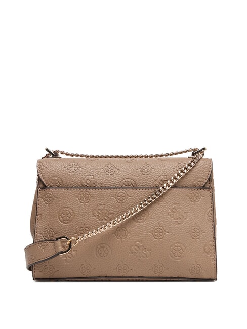 CRESIDIA II Sac à bandoulière avec rabat logo taupe foncé - Sacs pour Femme