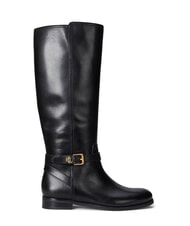 RALPH LAUREN BROOKE TALL 2 Bottes hautes en cuir NOIR - Chaussures Femme - 2