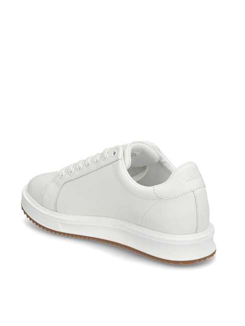 AINSLEY Baskets en cuir avec logo cousu blanc doux - Chaussures Femme