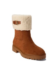RALPH LAUREN ALLYSON Bottines en peau de mouton et daim lauren tan2 - Chaussures Femme - 3