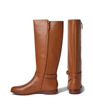 RALPH LAUREN BROOKE TALL 2 Bottes hautes en cuir lauren tan1 - Chaussures Femme - 3