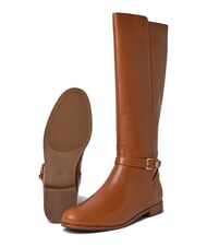 RALPH LAUREN BROOKE TALL 2 Bottes hautes en cuir lauren tan1 - Chaussures Femme - 5