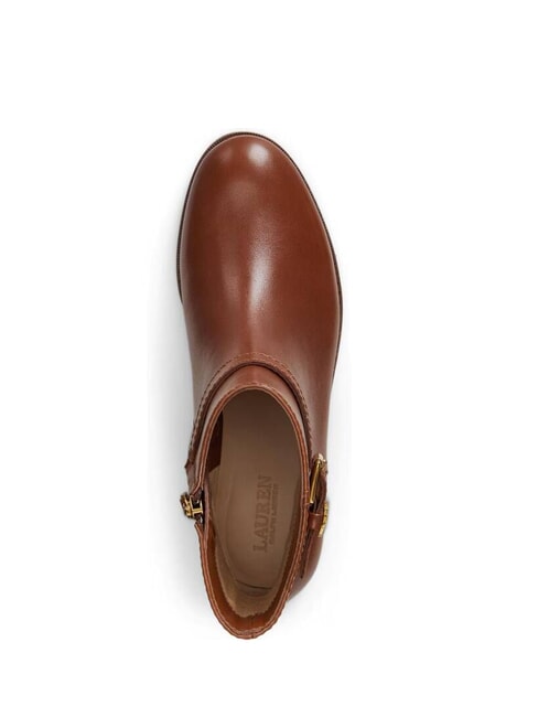 BROOKE 2 Bottines basses en cuir avec boucle lauren tan1 - Chaussures Femme