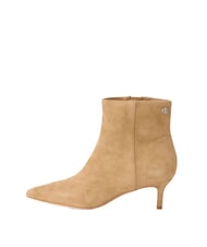 RALPH LAUREN MCKAY Bottines à talons bas en cuir suédé - Chaussures Femme