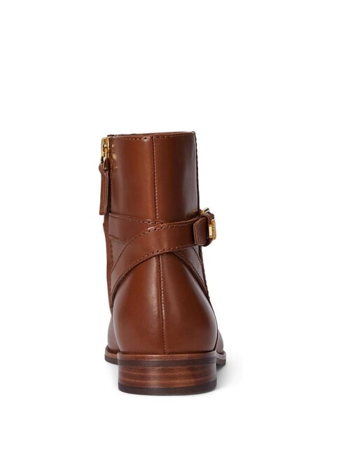 BROOKE 2 Bottines basses en cuir avec boucle lauren tan1 - Chaussures Femme