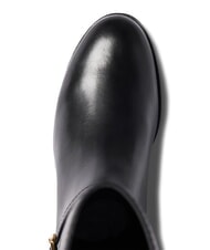 RALPH LAUREN BROOKE TALL 2 Bottes hautes en cuir NOIR - Chaussures Femme - 6