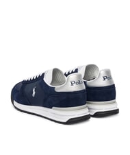 RALPH LAUREN VARICK Baskets bleu marine/blanc/argent - Chaussures Homme - 4