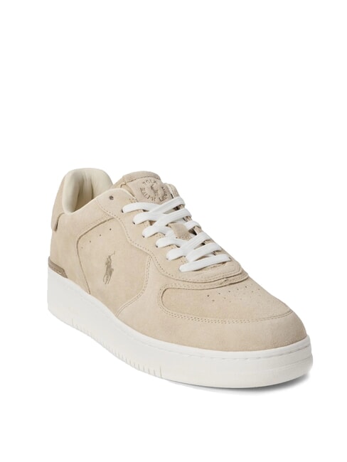 MASTERS COURT Baskets en cuir suédé milk-shake - Chaussures Homme