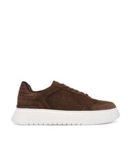 RALPH LAUREN RLITE COURT Baskets en cuir suédé brun chocolat - Chaussures Homme - 2