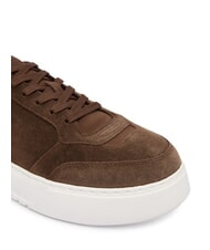 RALPH LAUREN RLITE COURT Baskets en cuir suédé brun chocolat - Chaussures Homme - 4
