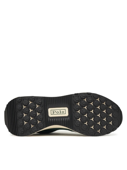 TRAIN 89 Baskets de course vert collège/marron chocolat - Chaussures Homme