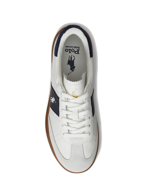 HERITAGE AERA Baskets en cuir blanc cassé/bleu marine - Chaussures Homme