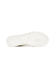 RALPH LAUREN HERITAGE COURT 2 Baskets en cuir produit de lavage de pont blanc/noir - Chaussures Homme - 6