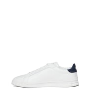 RALPH LAUREN HERITAGE COURT 2 Baskets en cuir deckwash blanc/bleu marine - Chaussures Homme - 3