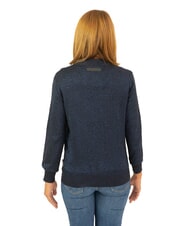 JOHN RICHMOND PEACEFUL Cardigan en lurex avec boutons bleu marine - Chandails pour femmes - 2
