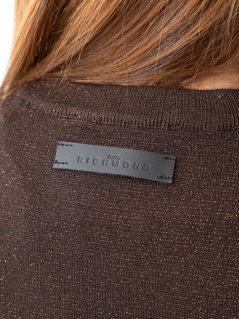 PARANA Cardigan ras du cou en lurex sombre - Chandails pour femmes