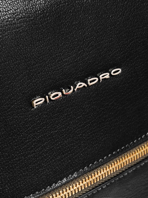 W140 Sac &agrave; dos en cuir pour ordinateur portable 14 pouces pour femme Noir - Sacs &agrave; dos pour ordinateur portable