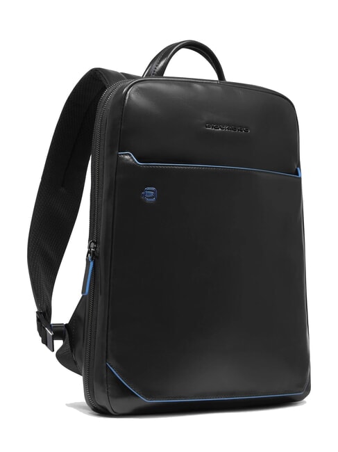 BLUE SQUARE Sac à dos pour ordinateur portable 14 pouces, en cuir Noir - Sacs à dos pour ordinateur portable
