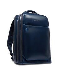 PIQUADRO BLUE SQUARE Sac à dos en cuir à contrôle rapide pour ordinateur portable 15,6" - Sacs à dos pour ordinateur portable