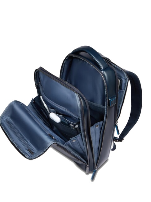 BLUE SQUARE Sac à dos en cuir à contrôle rapide pour ordinateur portable 15,6" bleu - Sacs à dos pour ordinateur portable