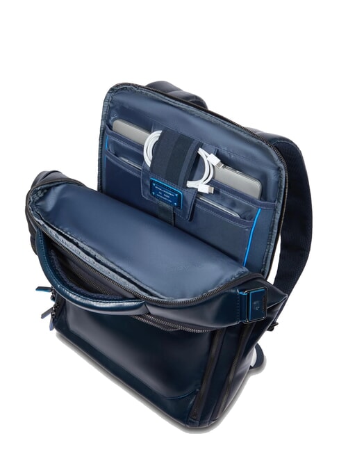 BLUE SQUARE Sac à dos en cuir à contrôle rapide pour ordinateur portable 15,6" bleu - Sacs à dos pour ordinateur portable