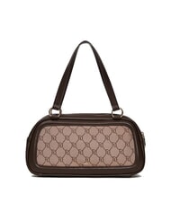 GAUDÌ NEW DIAZ Sac à poignée supérieure avec logo jacquard bronzage - Sacs pour Femme - 3