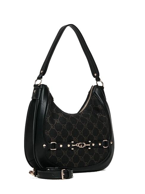 NEW DIAZ Sac hobo à logo jacquard NOIR - Sacs pour Femme