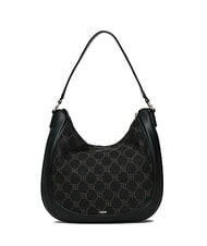 GAUDÌ NEW DIAZ Sac hobo à logo jacquard NOIR - Sacs pour Femme - 3