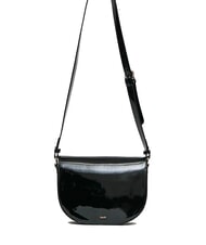 GAUDÌ EVELYN LAK Sac à bandoulière moyen en cuir verni NOIR - Sacs pour Femme - 3