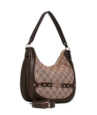GAUDÌ NEW DIAZ Sac hobo à logo jacquard bronzage - Sacs pour Femme - 2