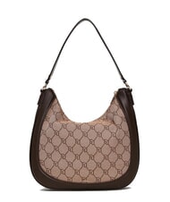 GAUDÌ NEW DIAZ Sac hobo à logo jacquard bronzage - Sacs pour Femme - 3