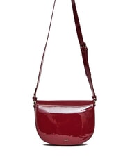 GAUDÌ EVELYN LAK Sac à bandoulière moyen en cuir verni ROUGE - Sacs pour Femme - 3