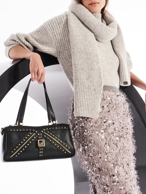 EMMA Sac à bandoulière avec clous NOIR - Sacs pour Femme