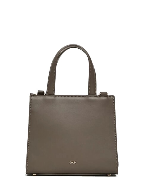 ADA VELUR S Petit sac avec empiècements en velours taupe - Sacs pour Femme