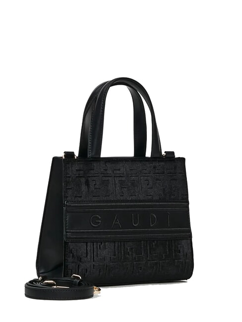 ADA VELUR S Petit sac avec empiècements en velours NOIR - Sacs pour Femme