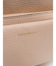 COCCINELLE JEN Sac à dos rond en cuir avec poche rosaces - Sacs pour Femme - 5