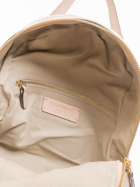 JEN Sac à dos rond en cuir avec poche rosaces - Sacs pour Femme