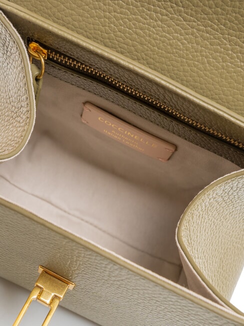 MARVIN Mini sac à main en cuir avec bandoulière vert laurier - Sacs pour Femme