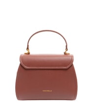 COCCINELLE MARVIN Mini sac à main en cuir avec bandoulière Brandy - Sacs pour Femme - 3