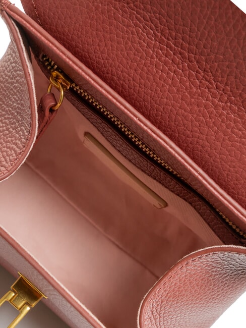 MARVIN Mini sac à main en cuir avec bandoulière Brandy - Sacs pour Femme