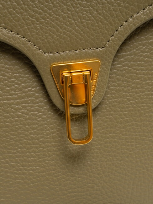 MARVIN Sac à main en cuir avec bandoulière vert laurier - Sacs pour Femme