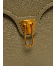 COCCINELLE MARVIN Sac à main en cuir avec bandoulière vert laurier - Sacs pour Femme - 5