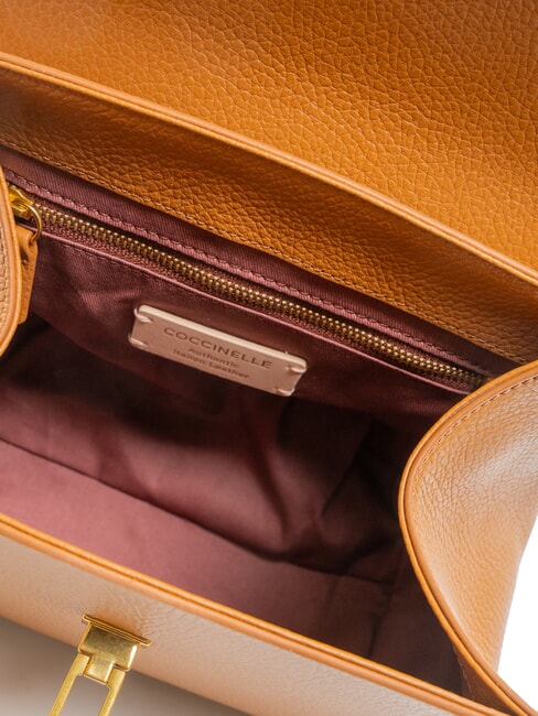 MARVIN Sac à main en cuir avec bandoulière CUIR - Sacs pour Femme