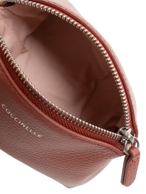 AGATEA Trousse de beauté en cuir Brandy - Pochettes & Trousses