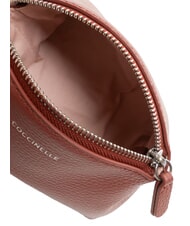 COCCINELLE AGATEA Trousse de beauté en cuir Brandy - Pochettes & Trousses - 4