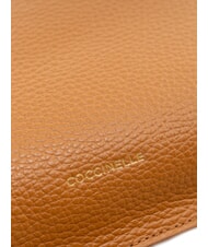 COCCINELLE HYLE Petit sac à bandoulière plat en cuir CUIR - Sacs pour Femme - 3